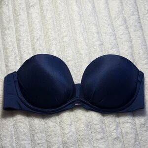 Victoria's Secret Midnight Blue Strapless Bra